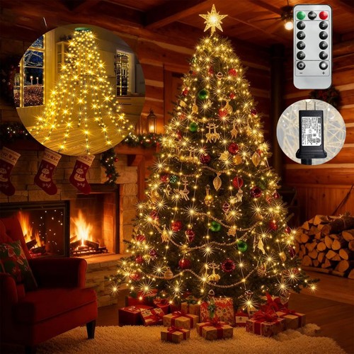 Waterfall christmas tree - waterfall,