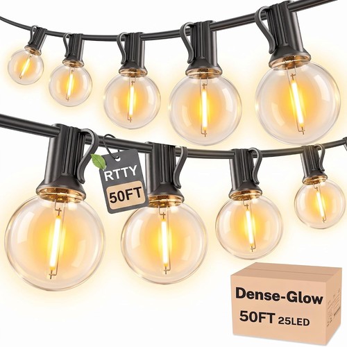 Outdoor string lights 50ft - outdoor,