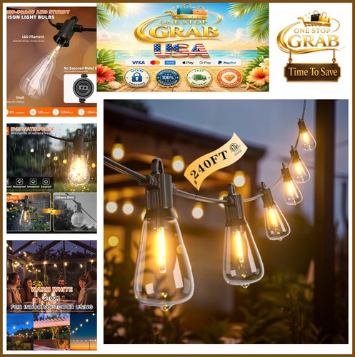 St38 outdoor string lights - st38,