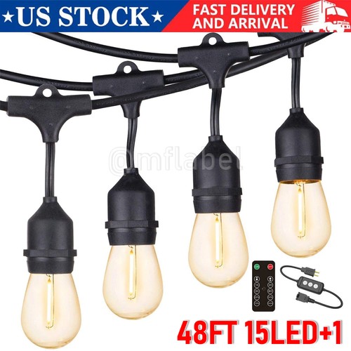 48ft led outdoor string lights - 48ft,