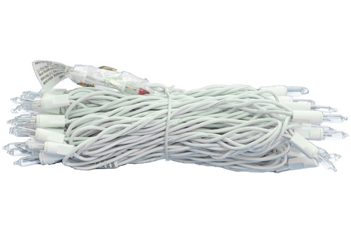 White wire christmas lights - wire,