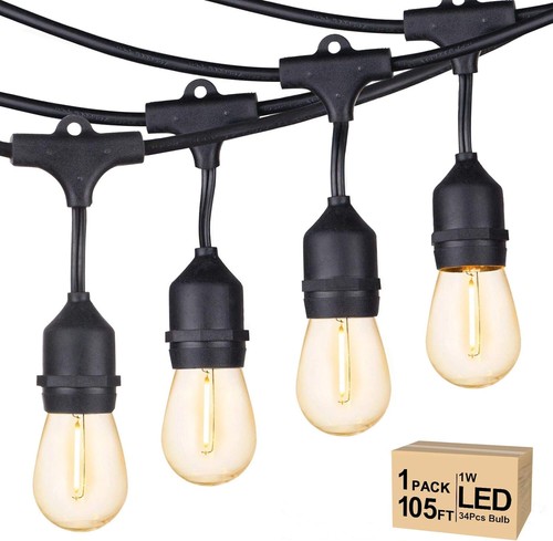 Outdoor string lights 105 - string, ft